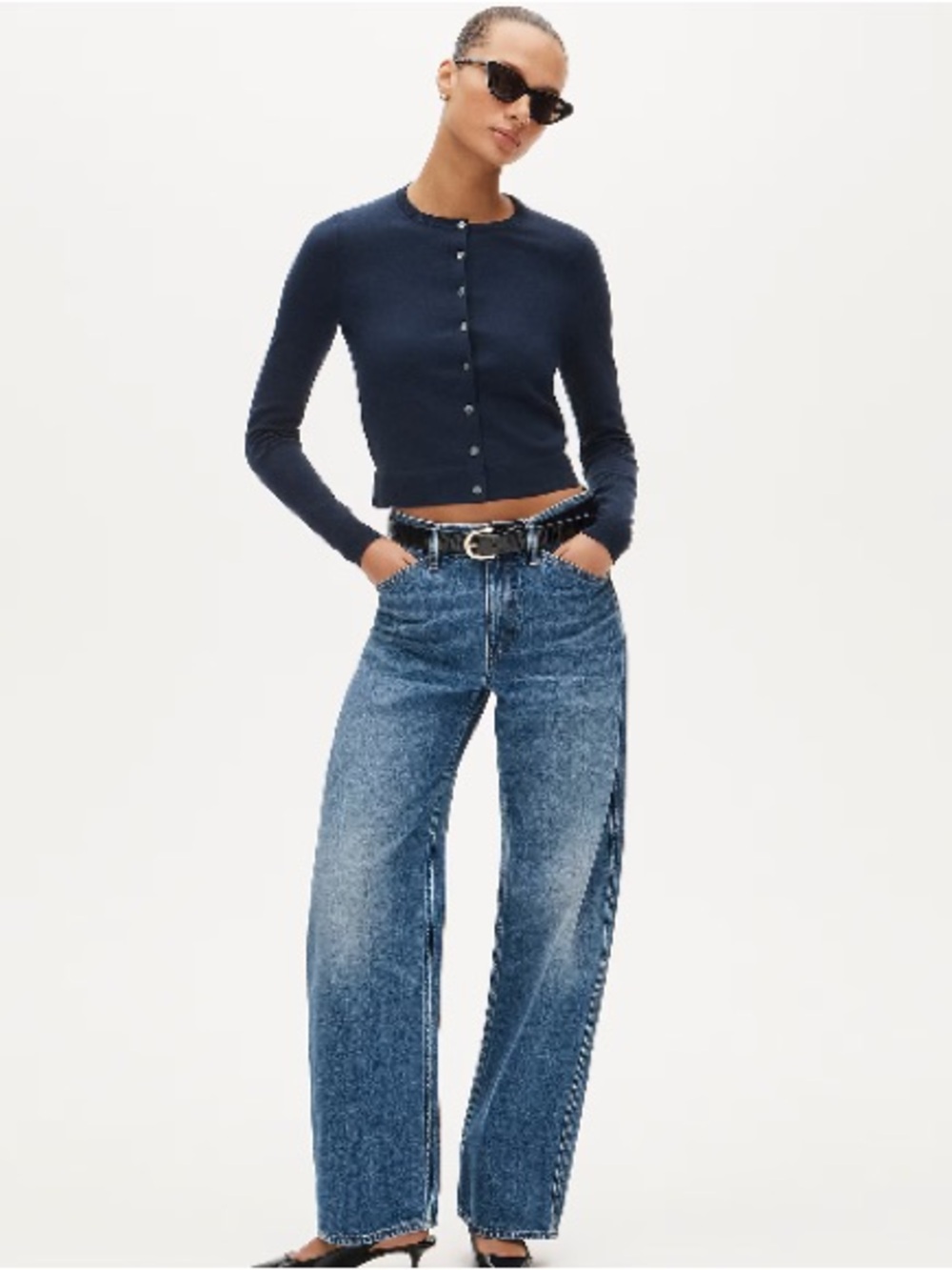 J. Crew Jackie Cardigan in Navy XXS NWT